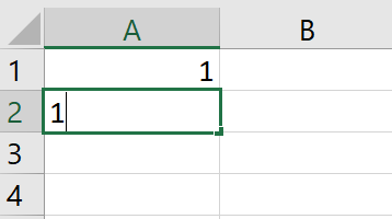 Excel addition étape 2