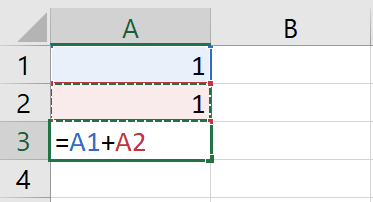 Excel addition étape 4