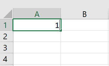 Excel addition étape 1